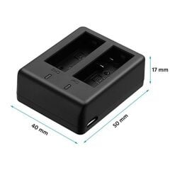 Sjcam 4 Adet Kamera Bataryası ve Çiftli Pil Şarj Cihazı 6 Parça Set