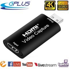 Gplus 4KVC200 HDMI PS4 Xbox Gamer USB Video Capture Kartı 4KVC200