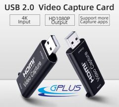 Gplus 4KVC200 HDMI PS4 Xbox Gamer USB Video Capture Kartı 4KVC200