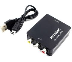 AV to HDMI Çevirici Full HD 1080p 720P TV Projeksiyon Mini Switch