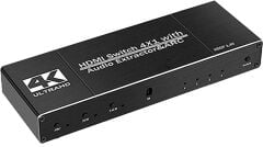 Gplus 4K421A 4 Port HDMI 2.0 4K HDR1 0 HDCP ARC Ses 4x1 Switch