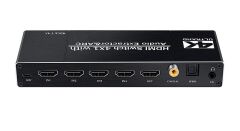 Gplus 4K421A 4 Port 4K HDMI 2.0 HDCP ARC Ses Ayrıştırıcılı Switch
