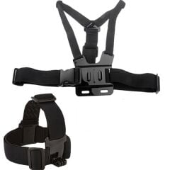 Gplus GP2X Göğüs Kemeri ve Kafa Bandı 2li Set Chest Head Strap
