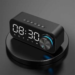 Gplus B126 Bluetooth 5.0 Çift Alarmlı Radyolu Dijital Masa Saati