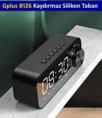 Gplus B126 Bluetooth 5.0 Çift Alarmlı Radyolu Dijital Masa Saati