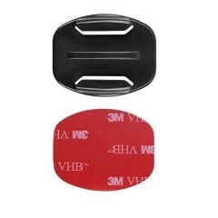 Gplus BS01Y 2 Parça Flat Zemin Düz Yüzey Aksiyon Kamera Uyumlu 3M Yapışkanlı Motor Kask Bağlantı Aparatı
