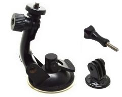 Tüm Aksiyon Kameralarla Uyumlu Vantuz Vakumlu Küçük Boy 3lü Set