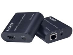 Gplus FHD6015A 60 Metre HDMI Extender+Ses Cat6 TX RX Alıcı Verici