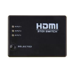 es-line Kumandalı 3 Port 1080p 3D HDMI Switch 3x1 Çoklayıcı
