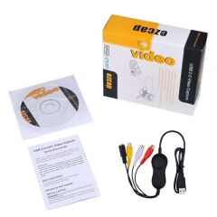 Ezcap 158 Macintosh iMac Macbook Windows 10 Uyumlu USB 2.0 Analog Video Capture