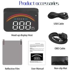 Gplus M11 HUD OBD2 GPS 48 Fonksiyonlu Veri Ekranı Head Up Display