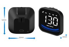 Gplus G4 HUD Araç Motorsiklet GPS Uydu Tarama Hız Gösterge Paneli Hayalet Ekran Göstergesi