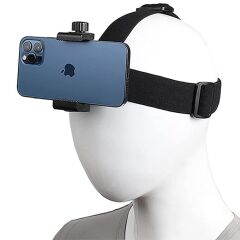 Gplus GP4624PV Cep Telefonu Tutuculu Aksiyon Kamera Uyumlu Vlog Video Çekim 4 Parça Kafa Bandı Seti