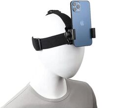 Gplus GP4624PV Cep Telefonu Tutuculu Aksiyon Kamera Uyumlu Vlog Video Çekim 4 Parça Kafa Bandı Seti