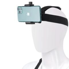 Gplus GP4624PV Cep Telefonu Tutuculu Aksiyon Kamera Uyumlu Vlog Video Çekim 4 Parça Kafa Bandı Seti