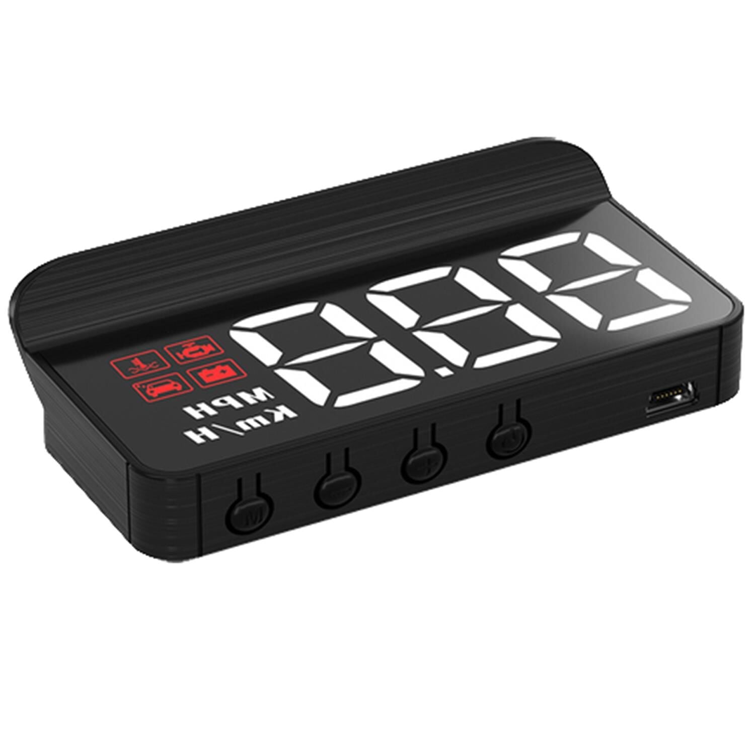 Gplus M3 HUD Head Up Display OBD Arayüzlü Araç Data Yansıtıcı 5 Alarmlı Hız Devir Gösterge Ekranı