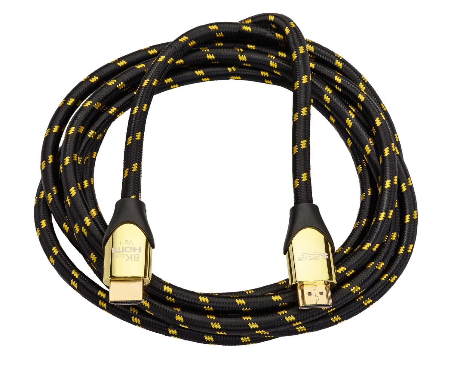 Gplus 8K 60Hz 48 Gbps HDCP 2.3 HDMI 2.1 eARC 26 AWG Örgülü Kablo 8 Metre