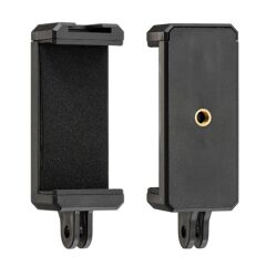 Gplus GP145 Aksiyon Kamera Cep Telefonu Yatay Dikey Uyumlu Düşmez Yaylı Ayarlanabilir Telefon Tutucu