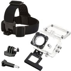 Eken H9R SJ4000 SJ5000 Su Geçirmez Housing Muhafaza ve Kafa Bandı 4 Parça Aksesuar Seti GO204 GP24