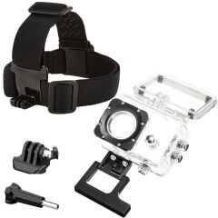 Eken H9R SJ4000 SJ5000 Su Geçirmez Housing Muhafaza ve Kafa Bandı 4 Parça Aksesuar Seti GO204 GP24