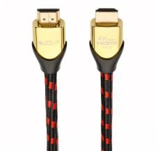 Gplus 4K 60Hz Ultra HD 18 Gbps HDR ARC HDMI 2.0 26 AWG Örgü Kablo 1,5 Metre