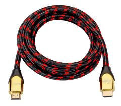 Gplus 4K 60Hz Ultra HD 18 Gbps HDR ARC HDMI 2.0 26 AWG Örgü Kablo 3 Metre