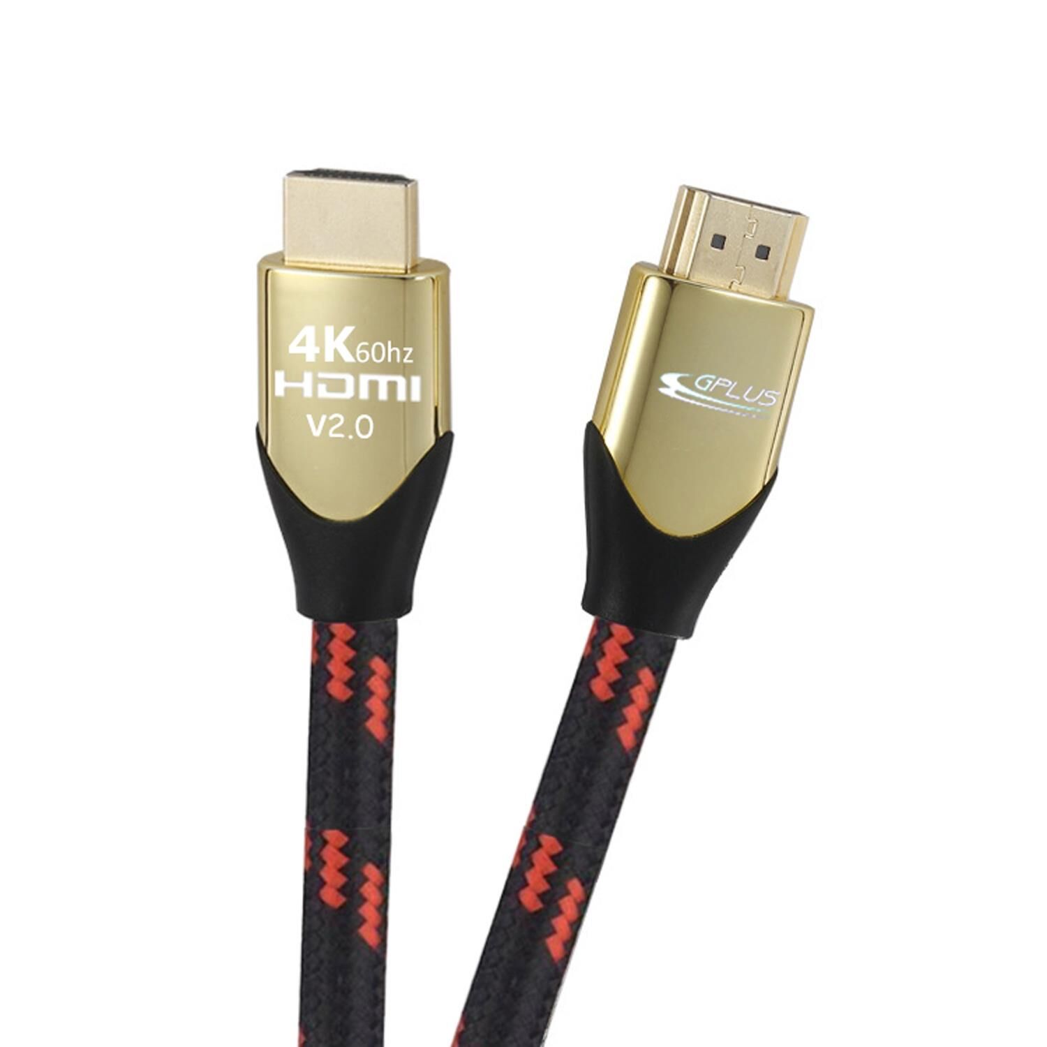 Gplus 4K 60Hz Ultra HD 18 Gbps HDR ARC HDMI 2.0 26 AWG Örgü Kablo 2 Metre