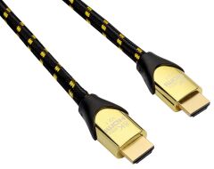 Gplus 8K 60Hz 48 Gbps HDCP 2.3 HDMI 2.1 eARC 26 AWG Örgülü Kablo 1 Metre