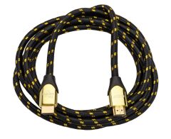 Gplus 8K 60Hz 48 Gbps HDCP 2.3 HDMI 2.1 eARC 26 AWG Örgülü Kablo 1 Metre