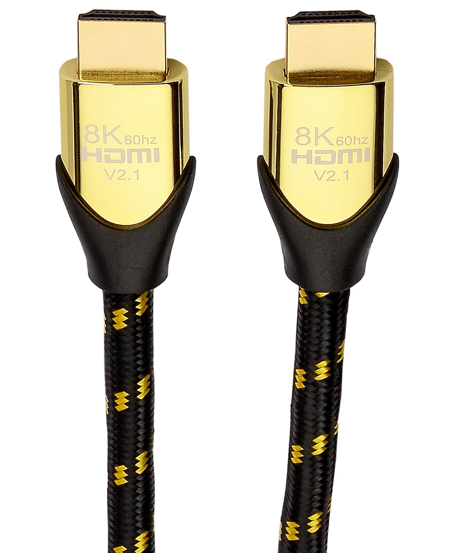 Gplus 8K 60Hz 48 Gbps HDCP 2.3 HDMI 2.1 eARC 26 AWG Örgülü Kablo 5 Metre