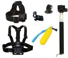 Gplus ST007 Gopro Eken Sjcam Aksiyon Kamera Aksesuar Set 7 Parça