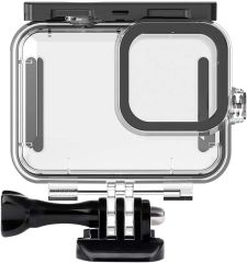 Gopro Hero 8 Su Geçirmez Muhafaza ve Kafa Bandı 4 Parça Set GO208